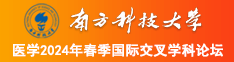 大黑鸡大战亚洲女子南方科技大学医学2024年春季国际交叉学科论坛